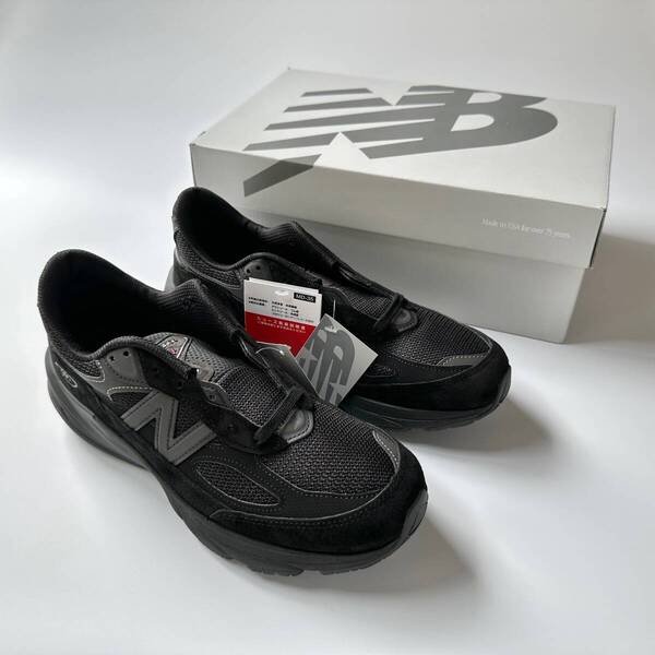 USA製 国内正規品 New Balance U990BB6 TRIPLE BLACK US8.5 26.5cm 限定 新品未使用 アメリカ米国製 黒 NB スニーカー Made In The USA