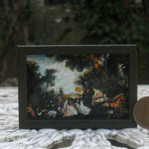 東澤雅晴のミニチュア絵画 ワトー 模写一点モノ