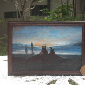 東澤雅晴のミニチュア絵画 フリードリッヒ 模写一点モノ