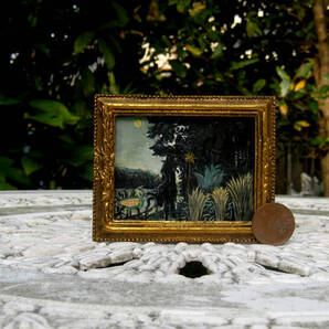 東澤雅晴のミニチュア絵画 アンリ・ルソー 模写一点モノ