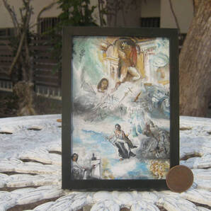 東澤雅晴のミニチュア絵画 白いダリ 模写一点モノ