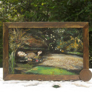 東澤雅晴のミニチュア絵画 オフェイリア 模写一点モノ