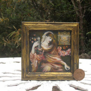 東澤雅晴のミニチュア絵画 アールヌーボーⅠ 模写一点モノ