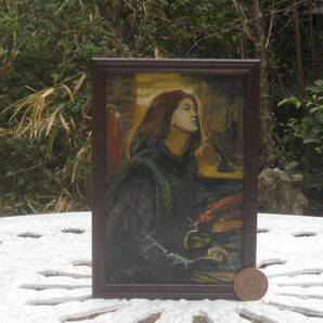 東澤雅晴のミニチュア絵画 ダンテ・ガブリエル・ロセッティ 模写一点モノ