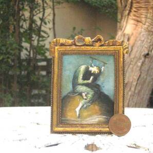 東澤雅晴のミニチュア絵画 ラファエル前派 模写 一点モノ