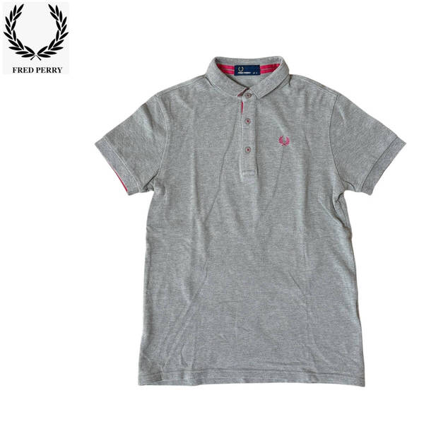 【FRED PERRY】半袖ポロシャツ/ワンポイントロゴ入り/S★フレッドペリー