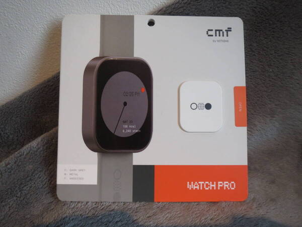 ★送料無料★新品★CMF by Nothing WATCH PRO スマートウォッチ iPhone/Android対応 防水 GPS搭載 アッシュグレー