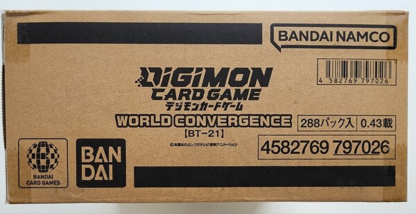 デジモンカードゲーム WORLD CONVERGENCE 未開封カートン(12BOX入り)