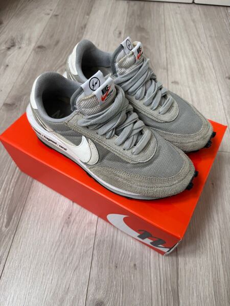 【限定】ナイキ NIKE sacai サカイ LDワッフル グレー US8 fragment フラグメント sophnet ソフ uniform experiment 藤原ヒロシ 26.0cm
