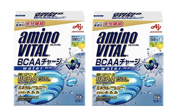 アミノバイタル BCAAチャージウォーター 28本入り×2箱 合計56本 新品未開封品 賞味期限2026年1月以降 外箱なし匿名配送
