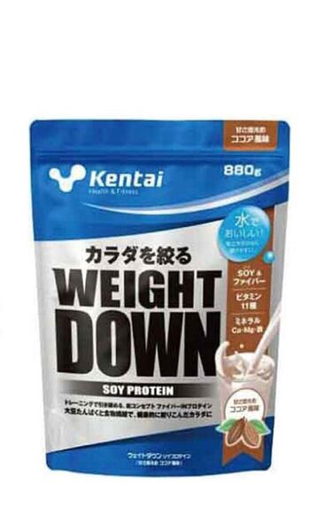 ケンタイ ウェイトダウン ソイプロテイン ココア風味 880g 新品 賞味期限2025年12月以降