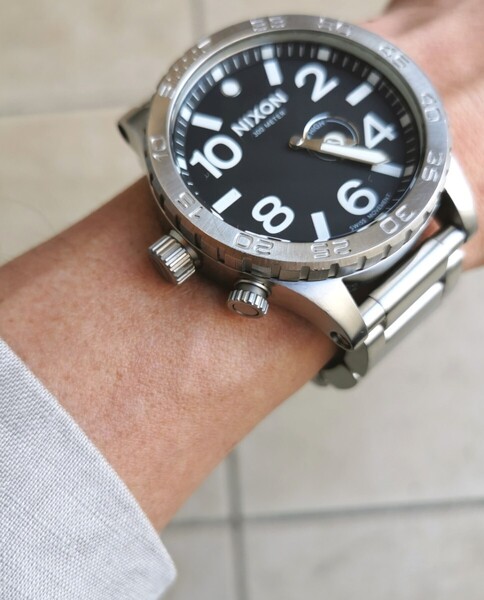 正常動作 NIXON 51-30 メンズ腕時計 電池交換済