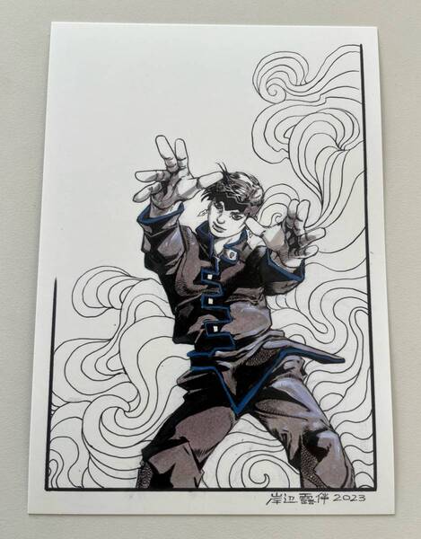 【入場特典】描き下ろしイラストカード(サイズ:B6)☆『岸辺露伴ルーヴルへ行く』☆高橋一生☆ポストカード☆ジョジョ荒木飛呂彦dqv
