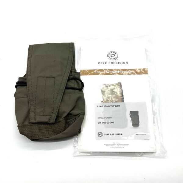 送料無料 実物新品 Crye Precision 5.56 / 7.62 / MBITR ポーチ レンジャーグリーン