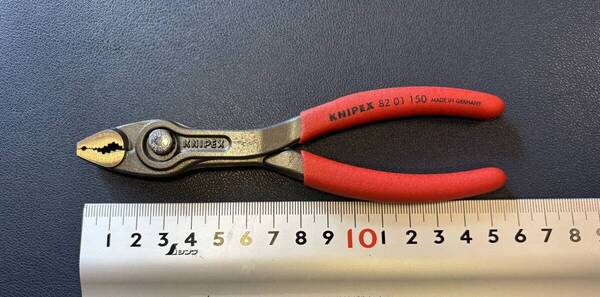 クニペックス【KNIPEX】 150㎜ 8201-150 スリップジョイントプライヤー 新品未使用★在庫あり