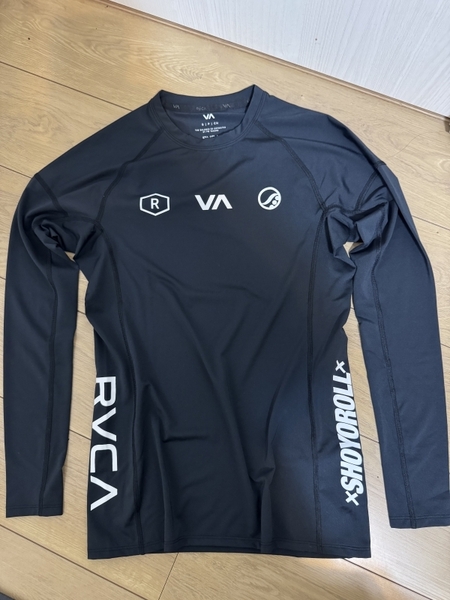 RVCA x SHOYOROLL ラッシュガード Sサイズ キックボクシング 総合格闘技 柔術