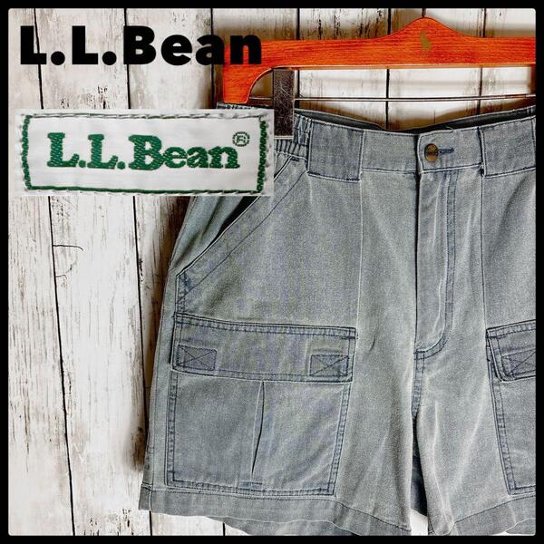 L.L.Bean エルエルビーン カーゴ ハーフパンツ 古着 アウトドア 90s