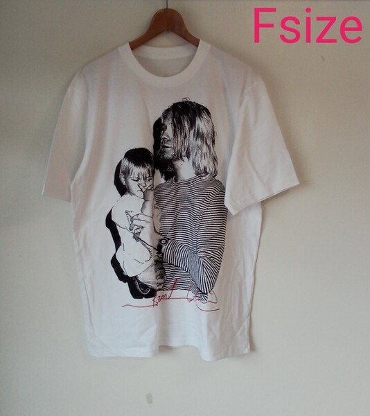 ニルヴァーナ NIRVANA カート・コバーン 愛娘 フランシス バンドTシャツ(F)N34