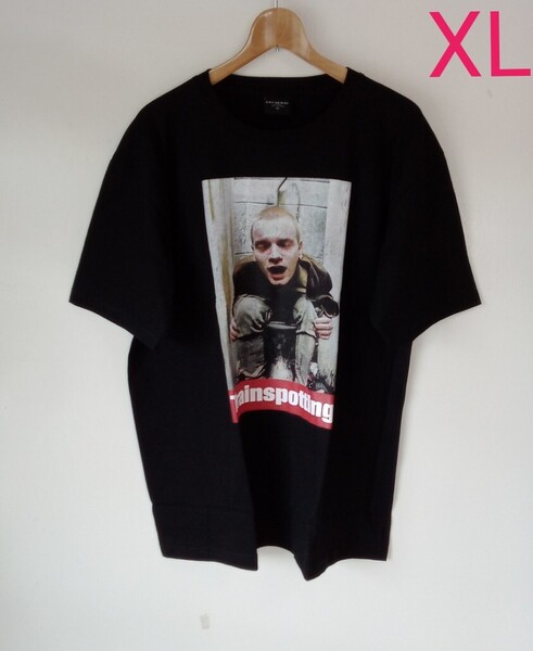 トレインスポッティング 汚トイレ ユアン レントン 映画Tシャツ(XL)m08