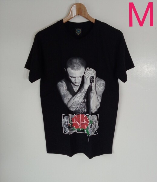 リンキン・パーク LINKIN PARK チェスター バンドTシャツ(M)キ58