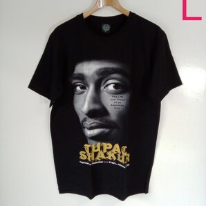 TUPAC SHAKUR 2PAC トゥパック バンドTシャツ(L)マ36