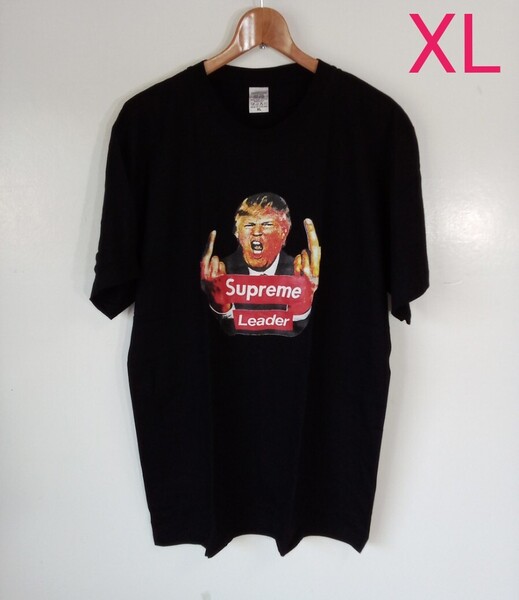 アメリカ合衆国大統領 ドナルド・トランプ 中指 オモシロTシャツ(XL)L14