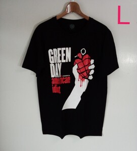 グリーン・デイ GREEN DAY ハートの手榴弾 バンドTシャツ(L)マ24
