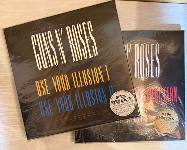 未開封 ガンズ&ローゼズ Guns N' Roses 来日記念完全限定BOX SET Ⅰ&Ⅱ セット