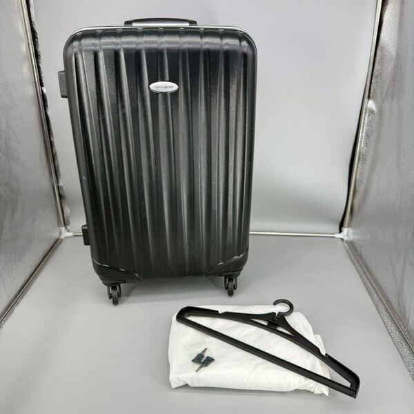 samsonite パローネ ブラック 黒 69L TSAロック ハンガー 鍵付 サムソナイト スーツケース キャリーケース