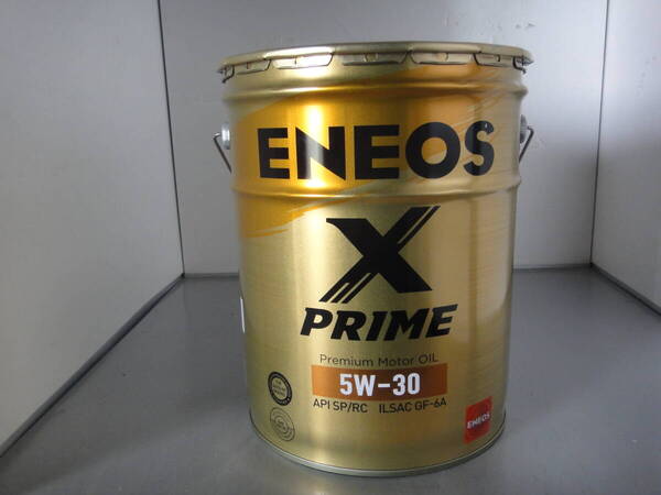 送税込 21480円 エネオス ENEOS X PRIME 5W-30 100%化学合成油 20L缶 未使用品 北海道、沖縄、送料無料です。