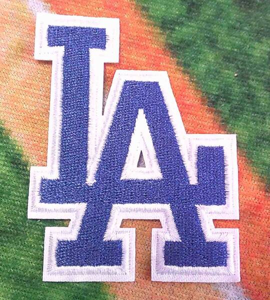 LA青ロゴ◆新品未使用 ドジャース 野球 ベースボール 刺繍ワッペン 激渋◆ 観光 旅行◎アメリカ スポーツ◆メジャーリーグ◇ファッション