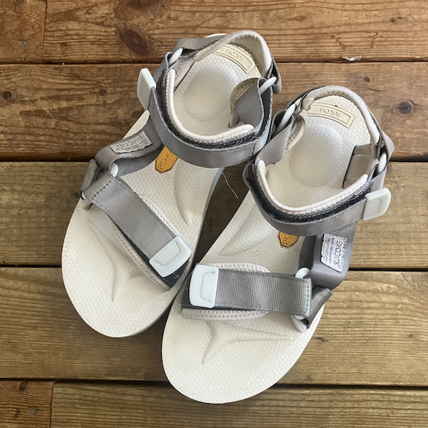 SUICOKE スイコック サンダル ホワイト グレー 24cm スポーツ