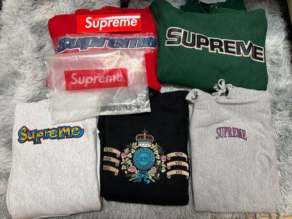 (まとめ売り) Supreme Hooded Sweatshirt 5枚セット パーカー フーディー ジャケット シュプリーム スウェット プルオーバー ボックスロゴ