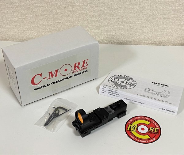 90年代 米国 C−MORE SYSTEMS ダットサイト ジャンク品 Yahoo!オークション -「ドットサイト c-more」(ミリタリー) の