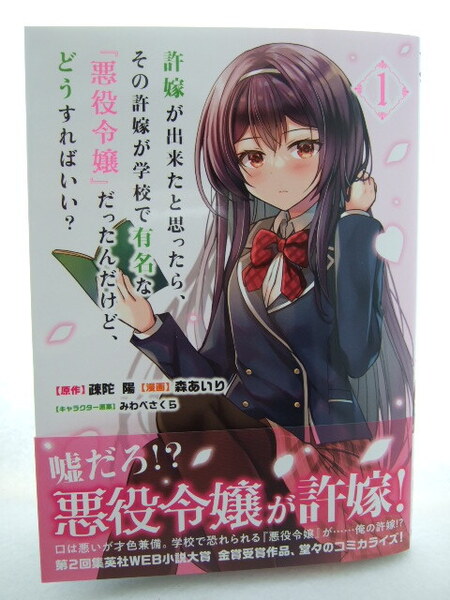 コミックス 許嫁が出来たと思ったら、その許嫁が学校で有名な『悪役令嬢』だったんだけど、どうすればいい? 1巻 250516 本 マンガ 漫画