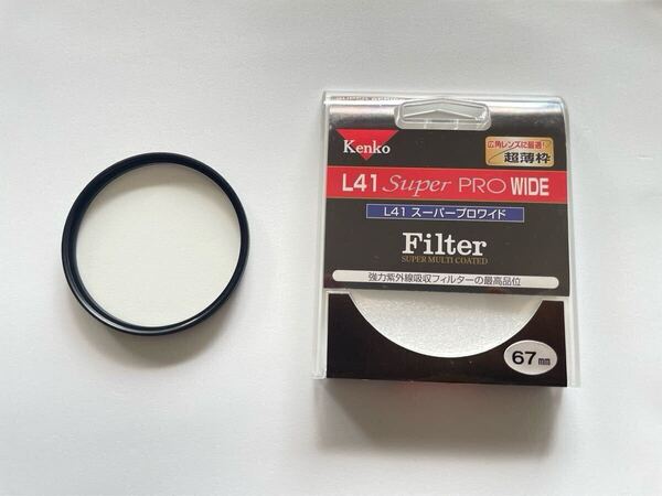 ★中古美品★L41 Super PRO WIDE 67mm Kenko W 保護フィルター C-PL WIDE PROTECTOR ケンコー フィルター
