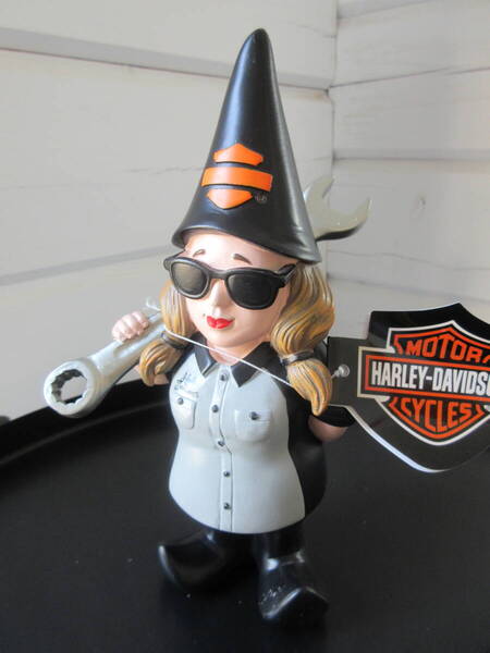 Harley-Davidson ハーレーダビッドソン HD メカニックレディ ポリストーン ガーデンノーム