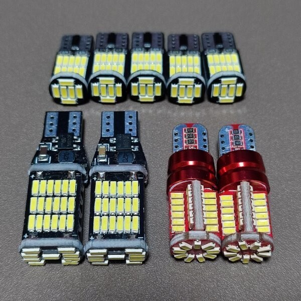 爆光9個セット!GB7/8 フリード プラス ハイブリッド T10 LED ルームランプ ナンバー灯 バックランプ 読書灯 ホンダ /45/57/26