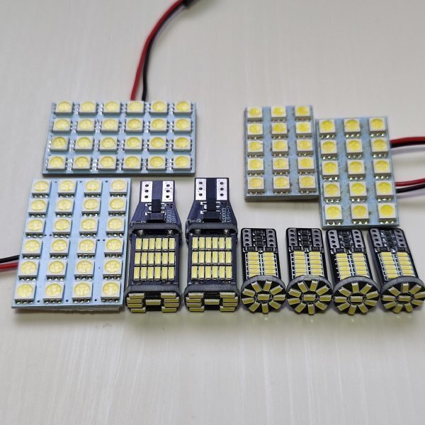 ZRR80系 ノア 超爆光!T10 LED ルームランプ ナンバー灯 バックランプ 10点セット ホワイト トヨタ /s24/s15/57/34