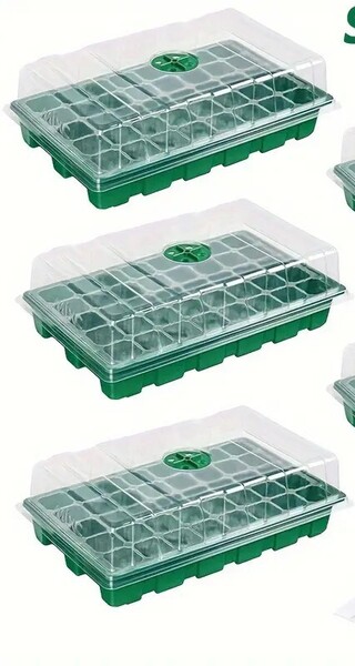 種まきトレイ、ミニプロパゲーター植物温室育成キット(6セット)