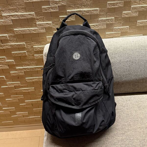 STONE ISLAND backpack black ブラックリュック