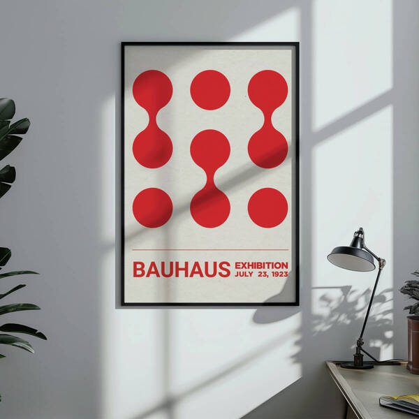 A3アートプリント | ポスター | バウハウス | オマージュ | ミニマル | BAUHAUS | シンプル | お洒落 | 抽象 | リビング | レトロ