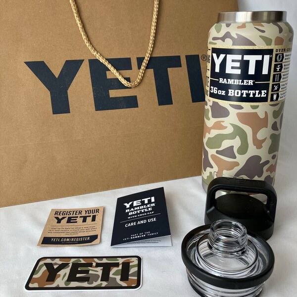 【限定】YETI イエティ ランブラー タンブラー 水筒 ボトル 36oz カモフラ camo 保温 保冷