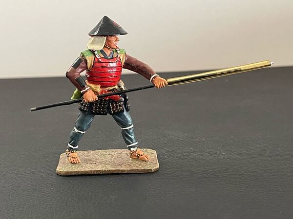 ●戦国覇王 槍足軽(やりあしがる) 週刊デルプラドコレクション フィギュア 戦国武将