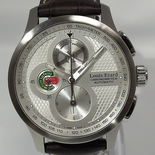 SS LOUIS ERARD ルイ・エラール クロノグラフ クロノメーター ラ・フェスタ ミッレミリア 79220AA21.BDC55《即決・消費税無・送料込》箱