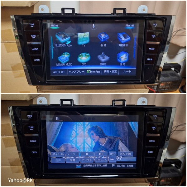 Panasonic ストラーダ CN-RS02D 同等品 スバル 純正8インチナビ 型式 CN-LR820DFA DVD再生 Bluetooth HDMI テレビ フルセグ SDカード USB