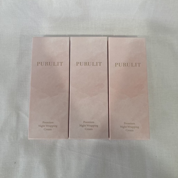 新品未開封 withCOSME プルリット プレミアムナイトラッピングクリーム 35g ※3品セット (503-8)