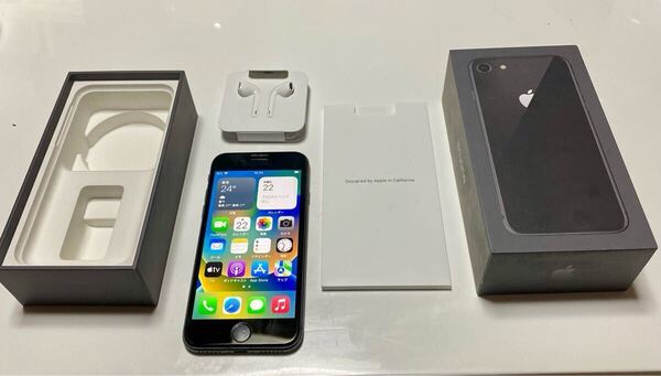 【美品】iPhone 8 64GB スペースグレイ ソフトバンク SIMフリー