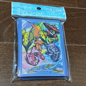 ポケモンカード★アローラの守り神★デッキシールド★新品未開封★64枚入り★スリーブ★カプ・コケコ テテフ ブルル レヒレ★送料無料