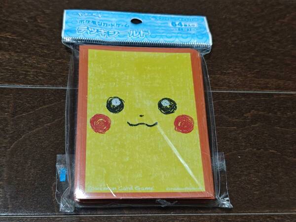 ポケモンカード★ピカチュウ フェイス ver.2★デッキシールド★新品未開封★64枚入り★スリーブ 公式サプライ 2018年発売★送料無料